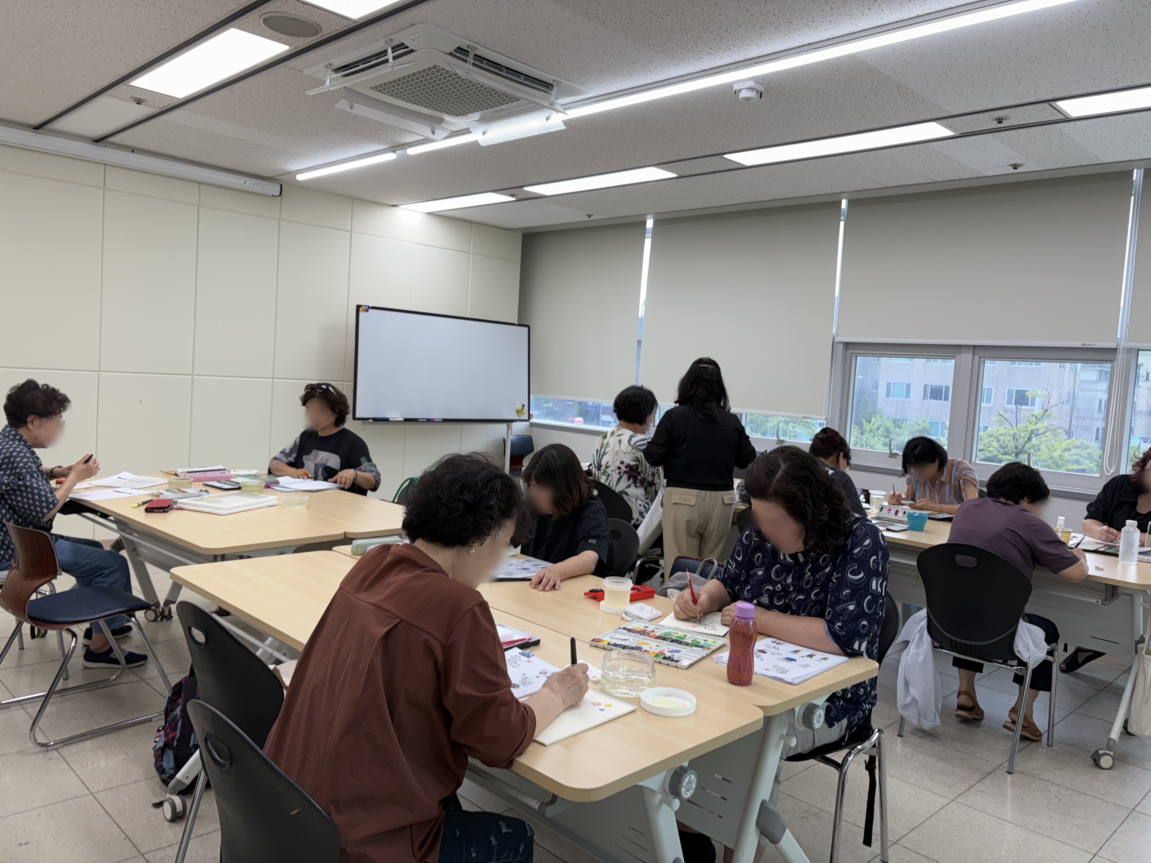 강북문화대학 정기강좌 <붓펜 수채 캘리그라피2>