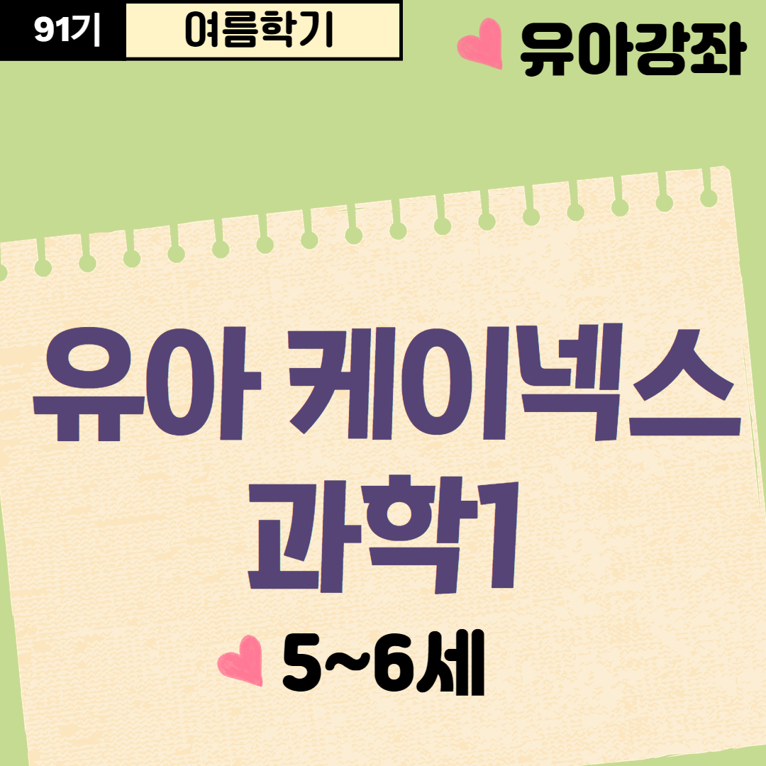 [91기] 유아 케이넥스 과학1