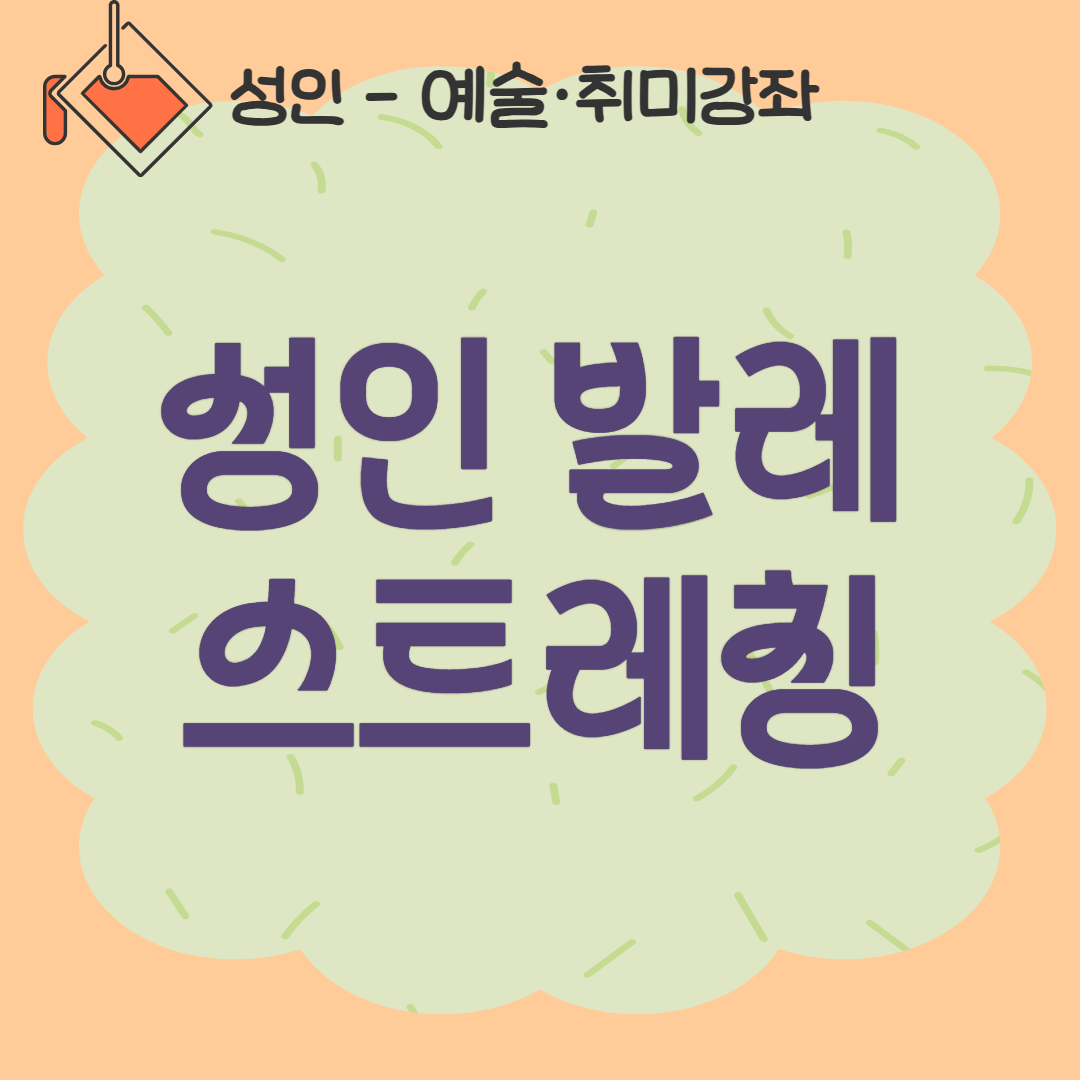 [93기] 성인 발레 스트레칭