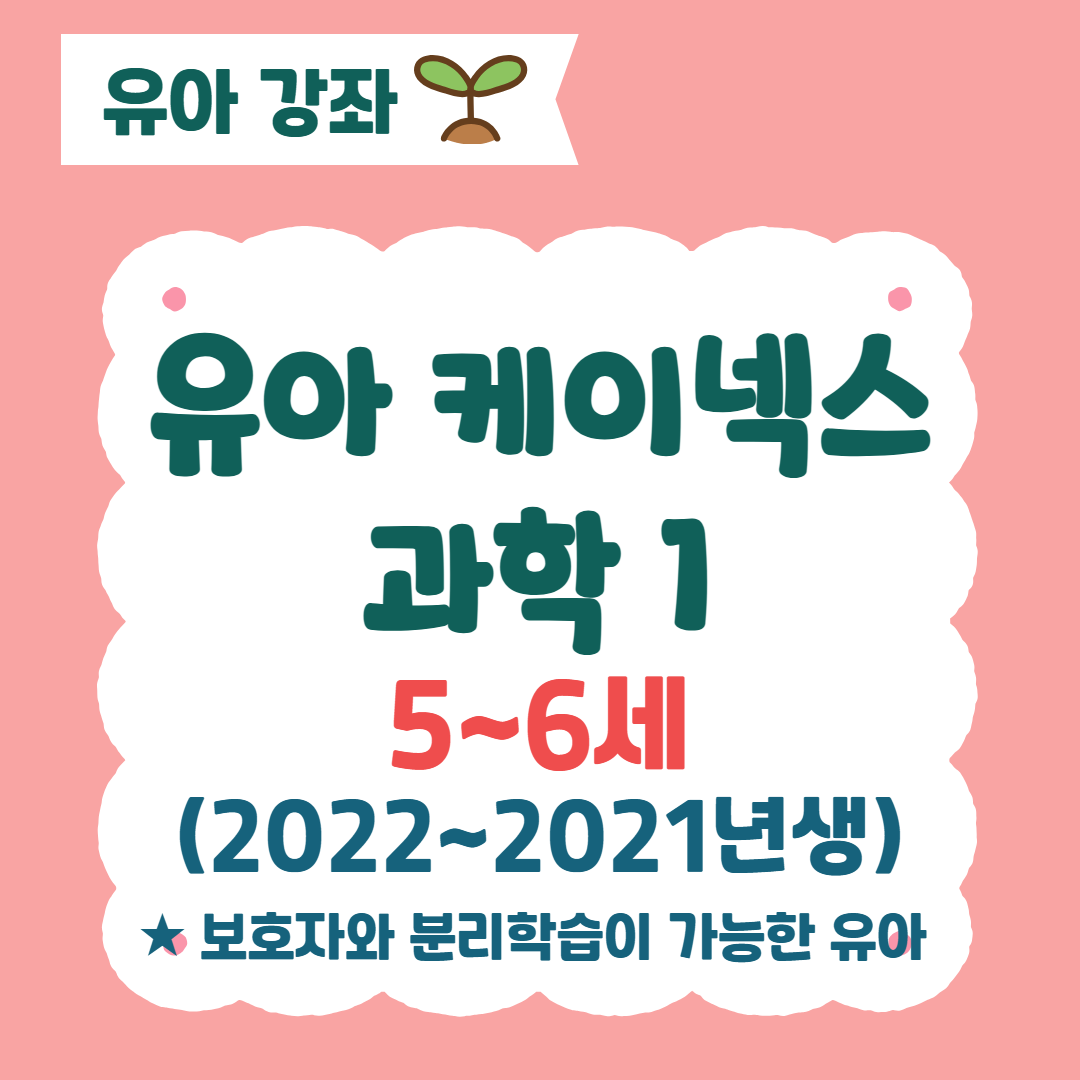 [96기] 유아 케이넥스 과학1